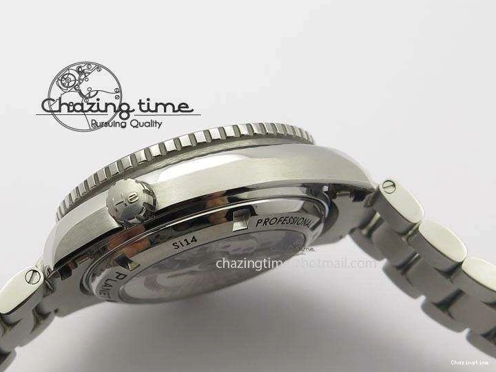 0308 Planet Ocean SS Bp Maker 45mm Black Bezel On SS Bracelet A OnTrend 8218